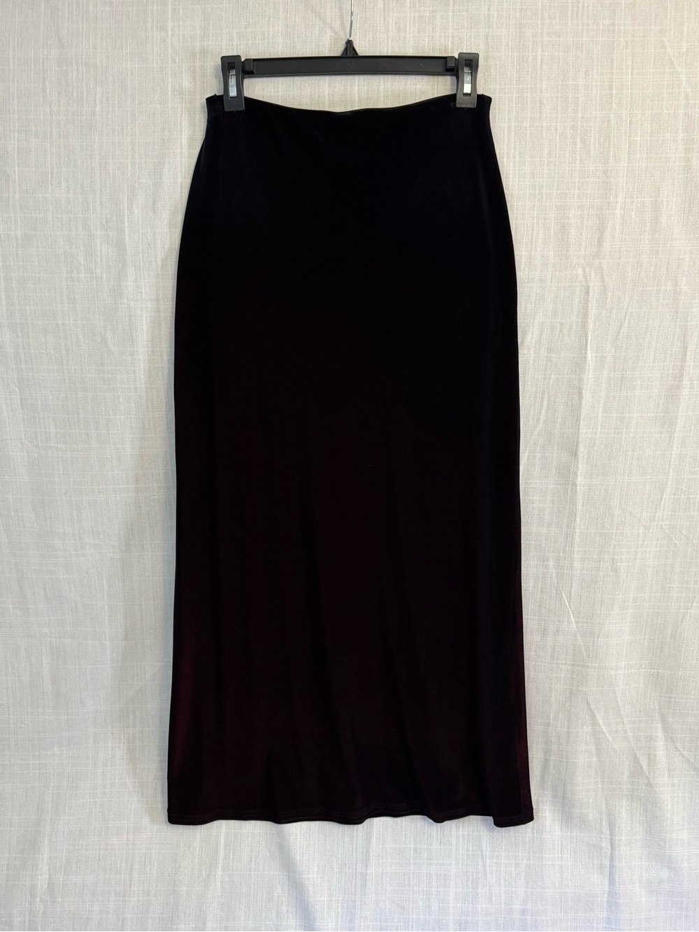 Classic Black Velvet Skirt Laundry by Shelli Segal Sony Pictures Wardrobe - Picture 2 of 14